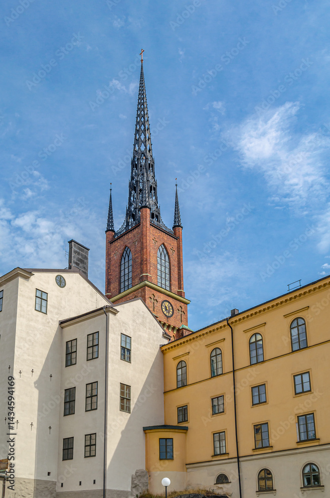 Obraz premium Architecture in the old town of Stockholm, Sweden