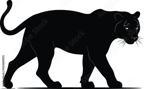 Cheetah Running Fast – Speed and Power Animal Silhouette