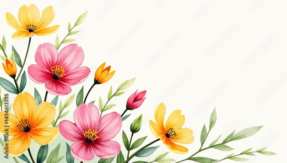 Obraz premium Vibrant Floral Still Life