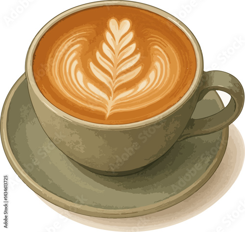 rosetta latte art
