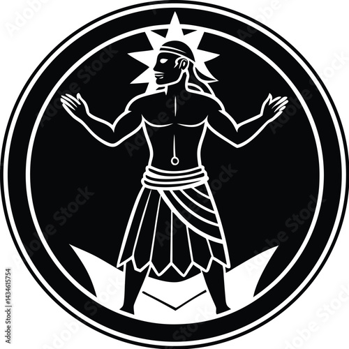 Kamehameha silhouette vector designs 5