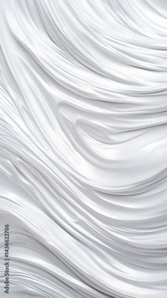 Obraz premium Abstract Swirling White Texture
