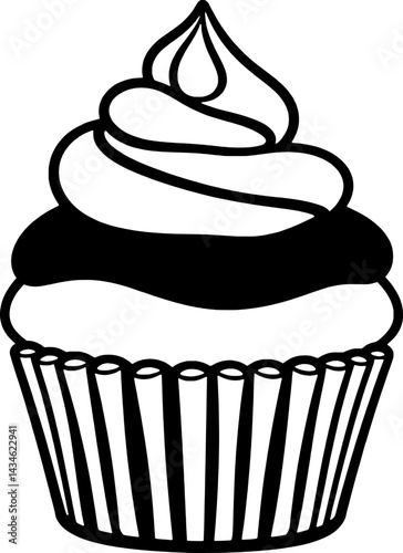 Two Halves Of A Hard-Boiled Egg Simple Illustration