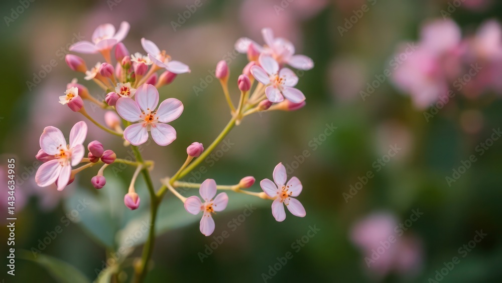 Fototapeta premium pink flowers in the garden