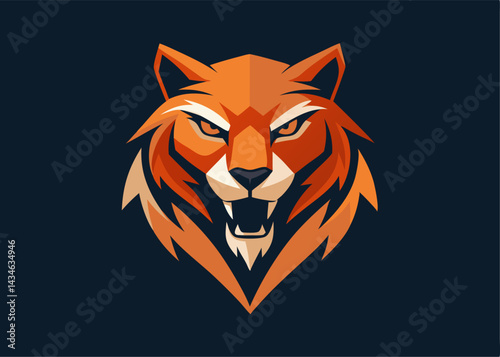 Vivid Wolf Graphic: A fierce and expertly rendered illustration showcases a snarling wolf, its determined expression and dynamic energy making a powerful design statement. 