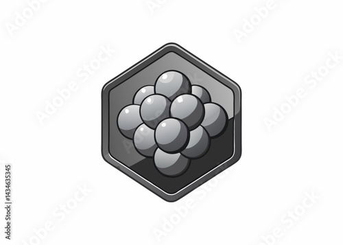 Anatomical Structure Icon: A metallic-textured cell icon, conveying a sense of scientific innovation and technological advancement. The image conveys a sense of precision.