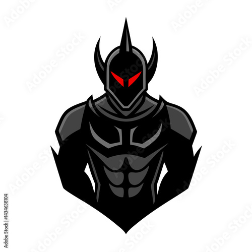 Shadow Sentinel: A formidable warrior clad in sleek, dark armor, their piercing gaze fixed, embodies the essence of power and invincibility. 