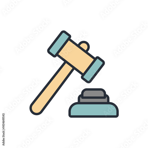 legal expenses icon collection .design style with background