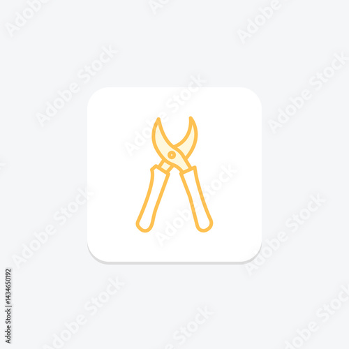 Vine Clipper, vector, pixel perfect, illustrator file