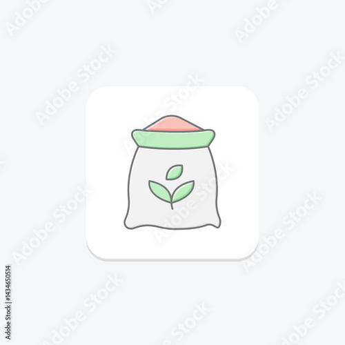 Garden Soil Bag, vector, pixel perfect, illustrator file