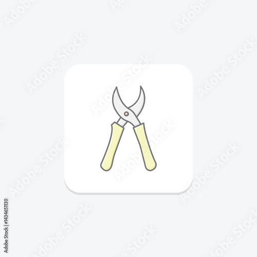 Vine Clipper, vector, pixel perfect, illustrator file