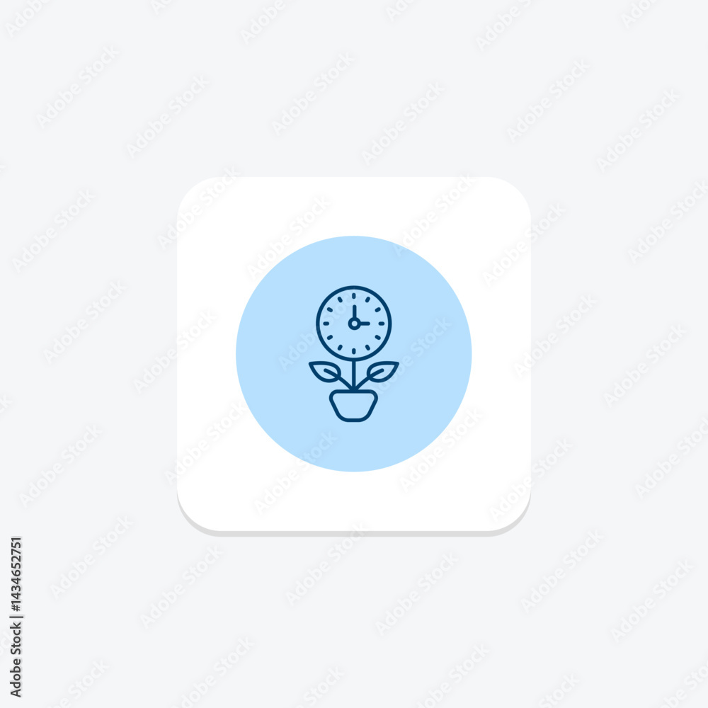 Garden Timer, vector, pixel perfect, illustrator file