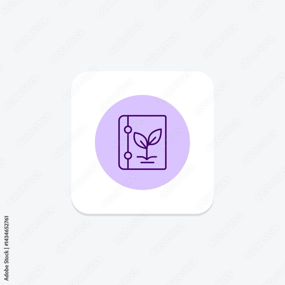 Garden Journal, vector, pixel perfect, illustrator file Garden Journal, vector, pixel perfect, illustrator file