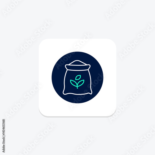 Garden Soil Bag, vector, pixel perfect, illustrator file