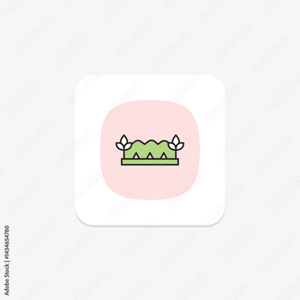 Backyard Garden, vector, pixel perfect, illustrator file Backyard Garden, vector, pixel perfect, illustrator file