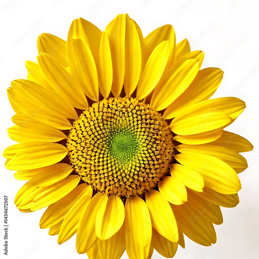 Fototapeta premium Minimalist Sunflower Studio Image