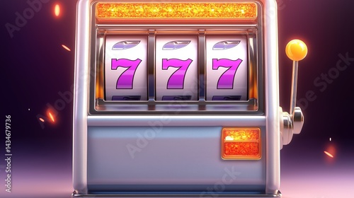 Obraz na płótnie casino slot machine w salonie