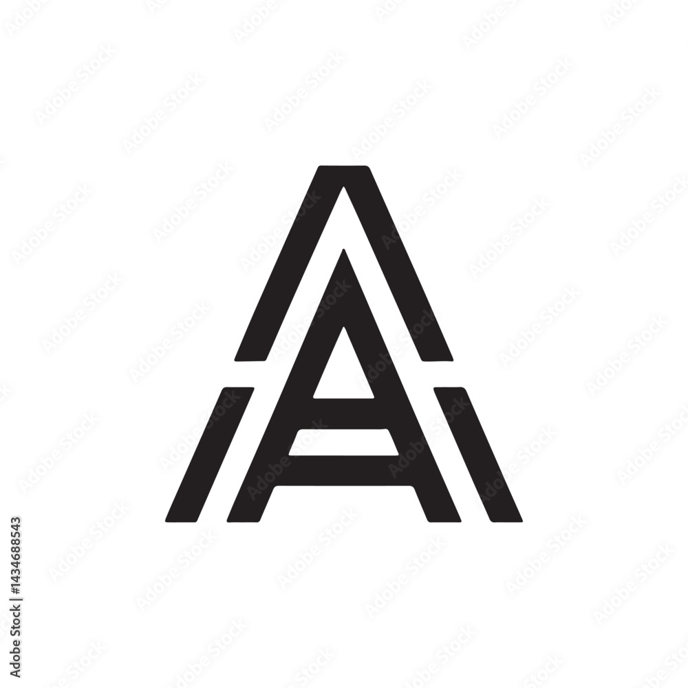 Modern Letter A Monogram Logo Design for Branding and Business Identity Modern Letter A Monogram Logo Design for Branding and Business Identity