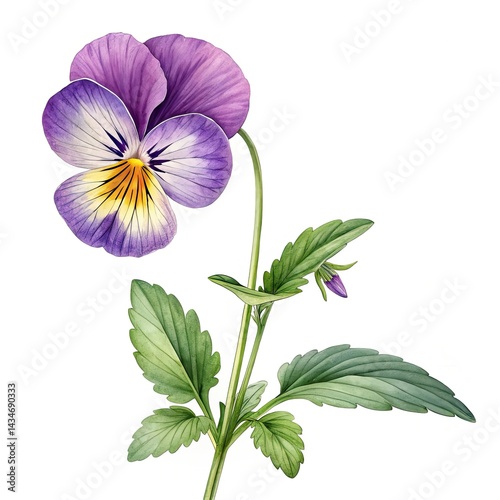 purple iris flower macro