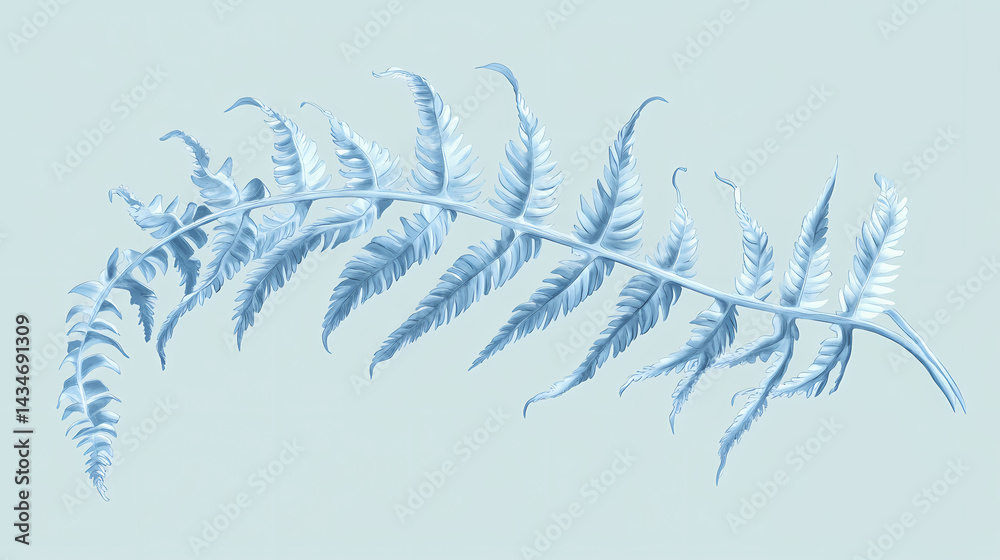 Fototapeta premium fern stem type