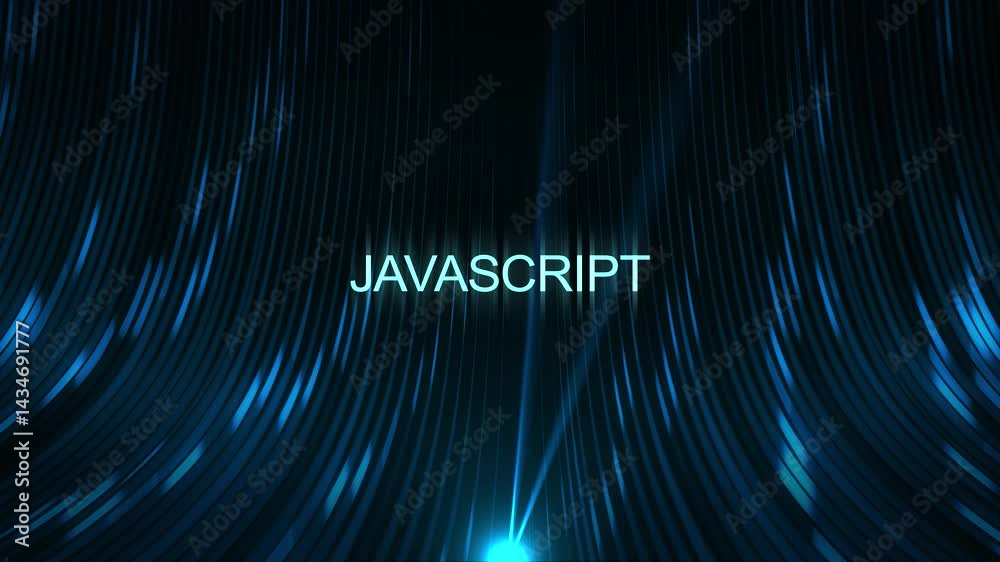 Cinematic Data Cable Text Technology Concept - Javascript Cinematic Data Cable Text Technology Concept - Javascript