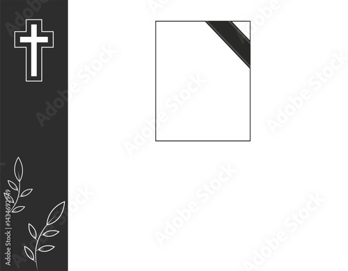 Modern Memorial Template Fresh minimal layout suitable for tributes and services