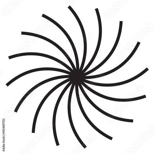 Brutalist geometric snowflake