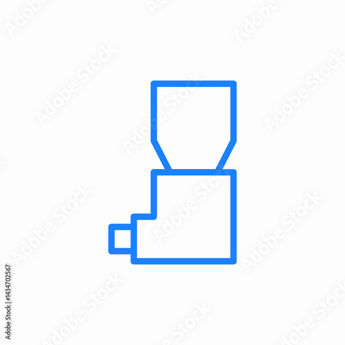 pill crusher icon sign vector