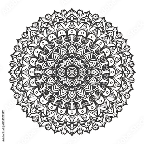 Luxury vector mandala template background