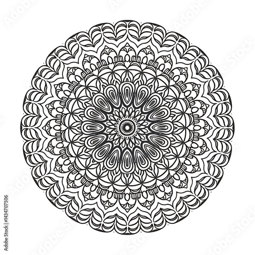 Luxury vector mandala template background