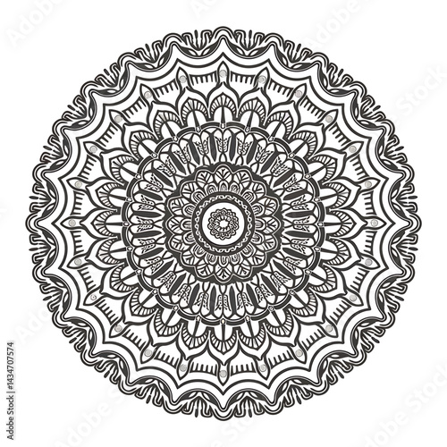 Luxury vector mandala template background