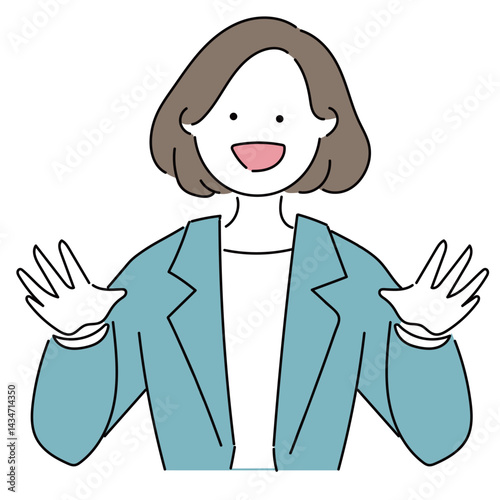 スーツ姿の女性「大丈夫」