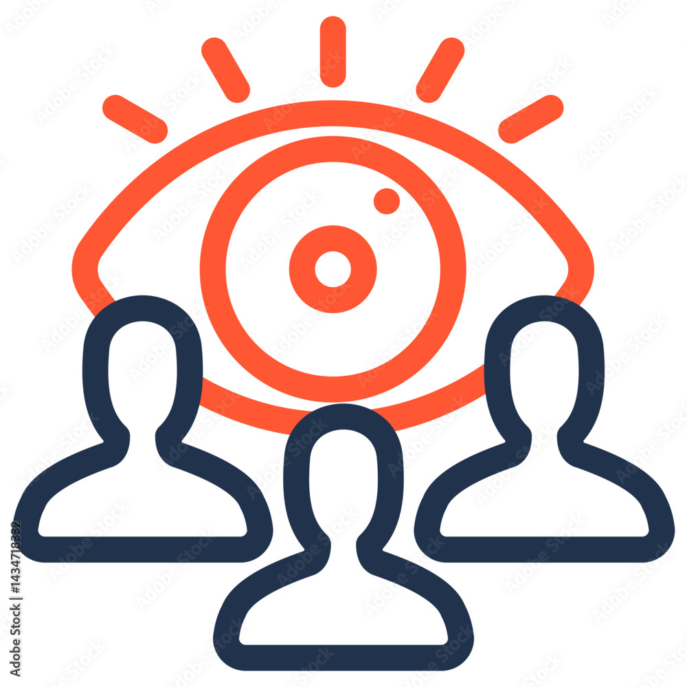 Fototapeta premium Sight Icon