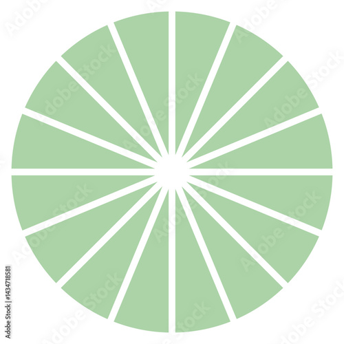 Brutalist geometric snowflake