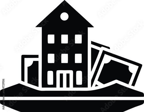 hotel payment vector icon.