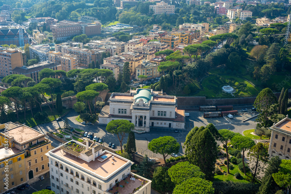 Fototapeta premium The Papal Basilica of Saint Peter in the Vatican, or simply Saint Peter's Basilica, is a church of the Italian High Renaissance located in Vatican City, an independent microstate enclaved within the c