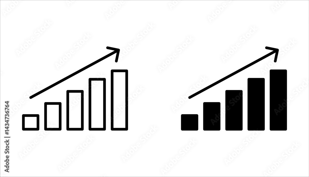 Benchmarking Icon Set With Multiple Style Collection, vector illustration on white background. Benchmarking Icon Set With Multiple Style Collection, vector illustration on white background.