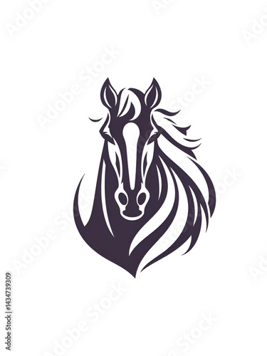 Horse logo vector design template