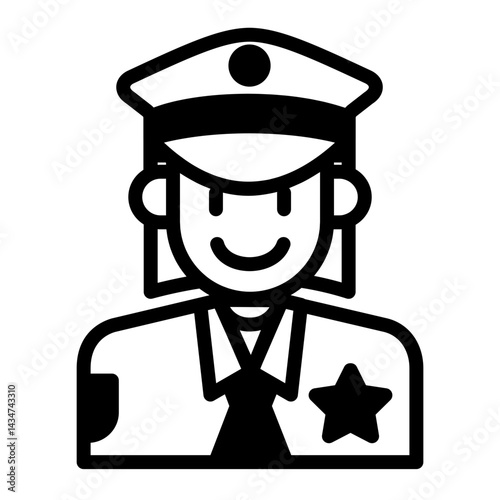 female police icon