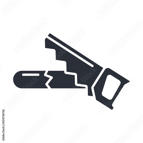 hand saw icon collection .design style with background