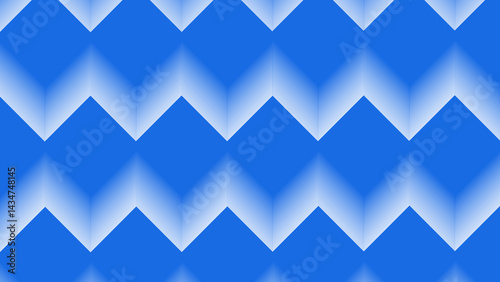 Bold blue zigzag pattern with a subtle white gradient, creating a dynamic and modern abstract design.
