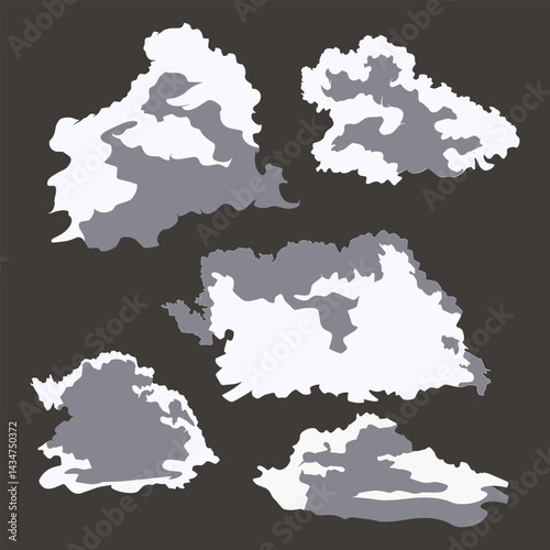 Clouds realistic nature sky