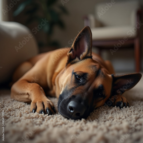 belgian malinois portrait