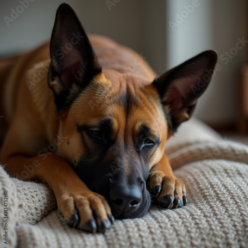 belgian malinois portrait