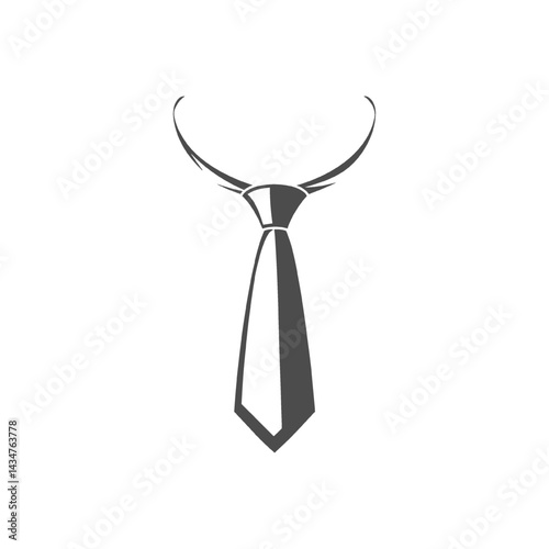 vector illustration of a tie