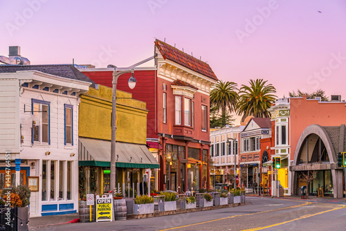 Photography Sausalito resort town near San Francisco in North California, USA