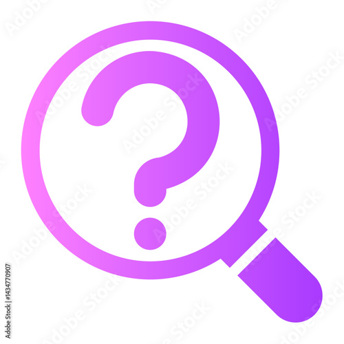 question gradient icon