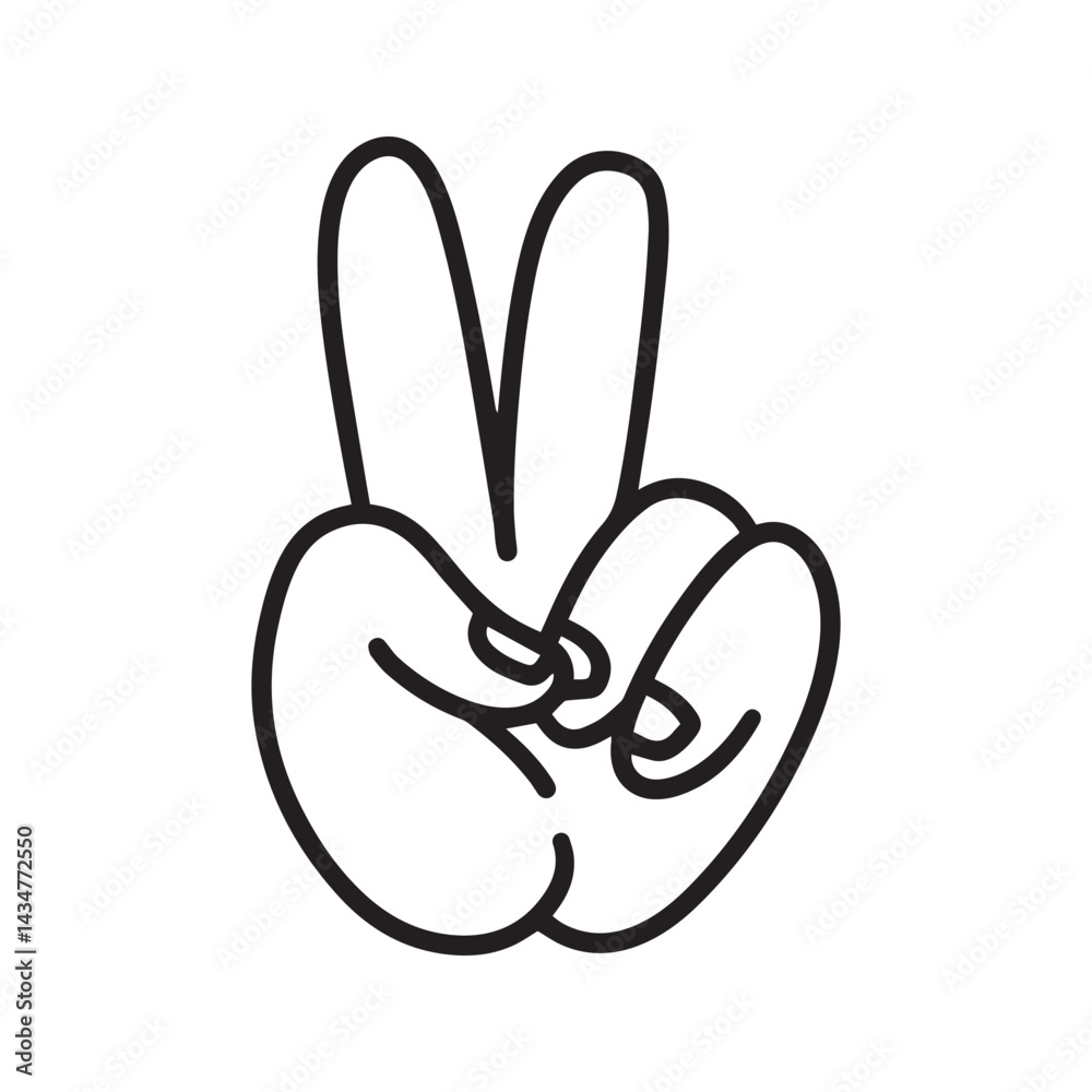 Set of hand drawn hand gestures. Human hands clapping ovation. on doodle style, vector illustration Set of hand drawn hand gestures. Human hands clapping ovation. on doodle style, vector illustration