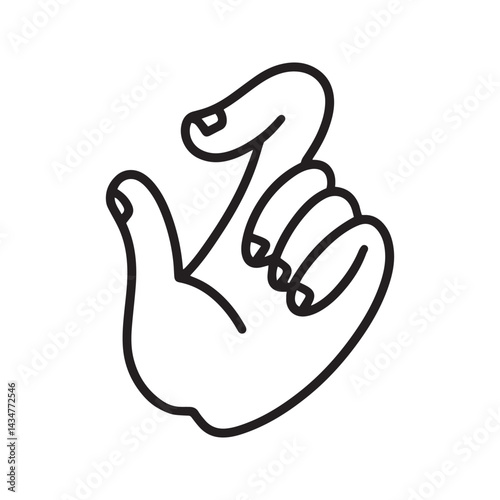 Set of hand drawn hand gestures. Human hands clapping ovation. on doodle style, vector illustration