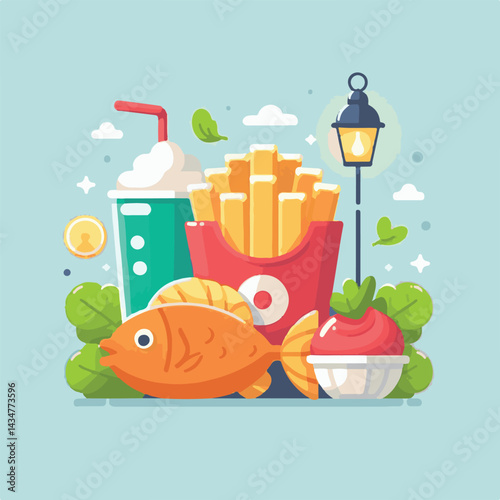 meal, fish, chips, food, lunch, cuisine, fried, dinner, english, crispy, british, fresh, unhealthy, cod, traditional, background, seafood, dish, fillet, lemon, batter, delicious, takeaway, fish and ch